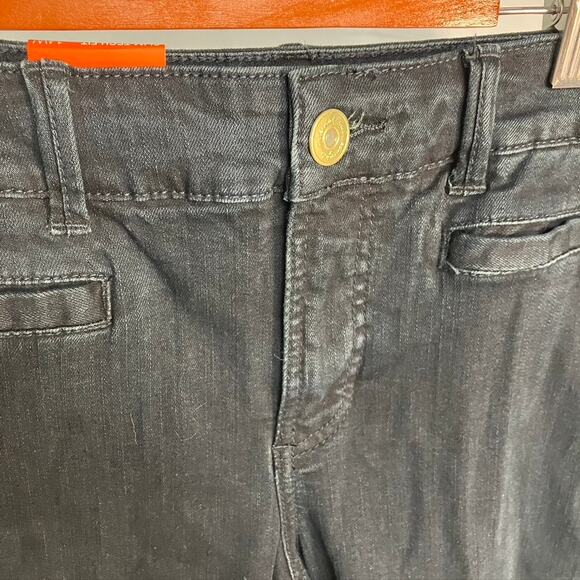INC International Concepts Wide Leg Slim Tech Fit Womens‎ 14W Black Jeans New - Picture 7 of 15